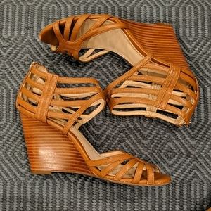 Calvin Klein Fanya strappy wedge sandals
